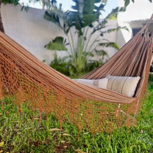 Hamaca paraguaya premium de color marrón