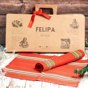 Individuales artesanales con packaging elegante