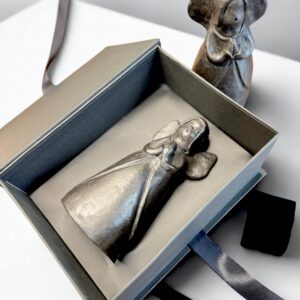 Ángel de Cerámica Decorativa en Caja Premium