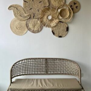Handmade Wall Decor Set – Artisan Natural Fiber Wall Decoration